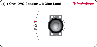 2x4 Ohm auf 8 Ohm