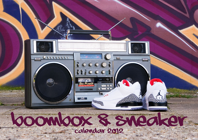 boombox & sneaker calendar 2012