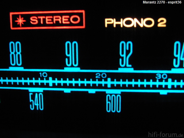 Frequenzband Marantz 2270