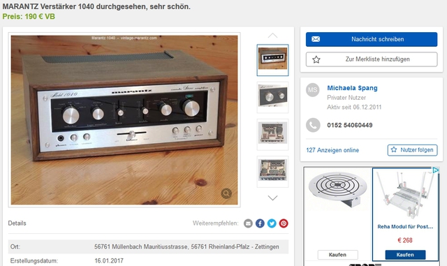 Marantz Copyright 1040