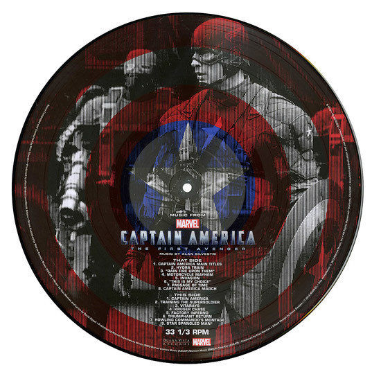 Captain America Picture Disc
