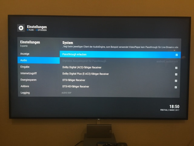 Kodi Settings