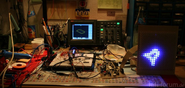 XY-Log/log Display Mit 20x20 LEDs