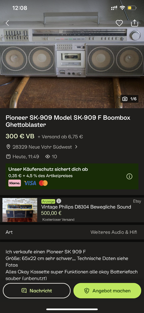 Pioneer SK 909 Betrger 