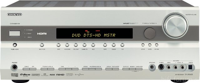 ONKYO TX SR 605 SILBER FRONT