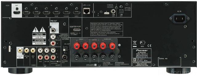 Pioneer-VSX-527-rear