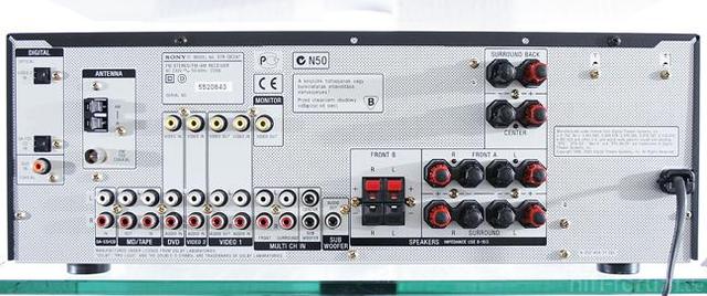 sony str de 587 rear
