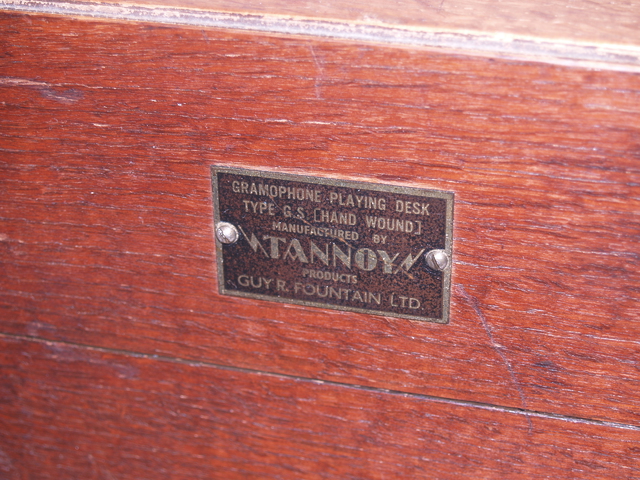 Tannoy GS Gramophone