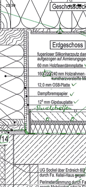 Skizze Wandaufbau