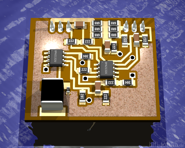 Kopfhörerverstärker Class A SMD Platine