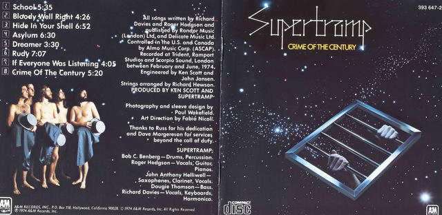 Booklet Supertramp Crime