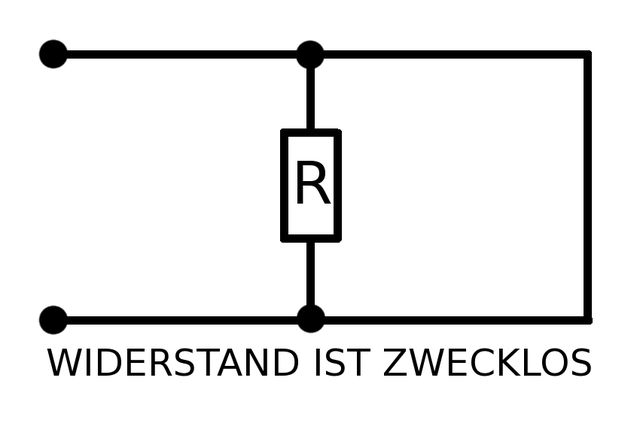 Widerstand Zwecklos