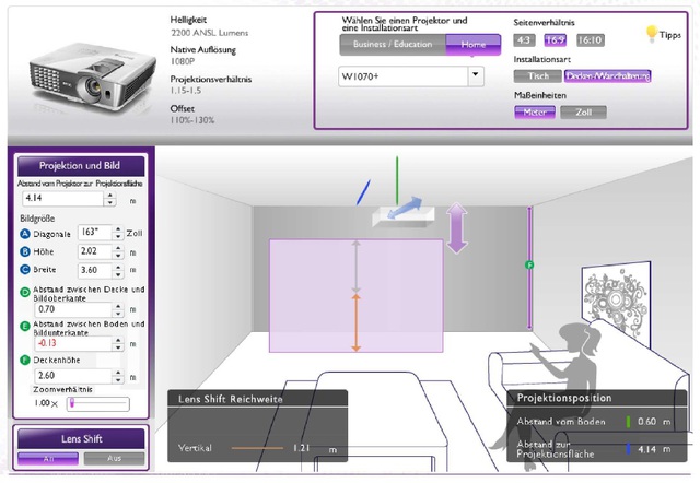 BenqCalc W1070+