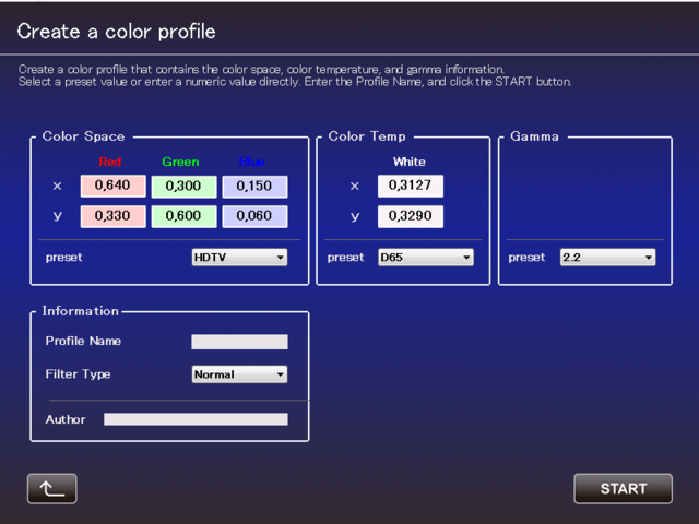 Colorprofile