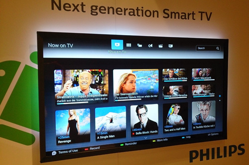 Philips Android TV Interface