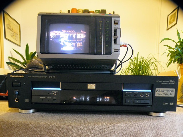 Panasonic DVD-A7 an Toshiba C-500