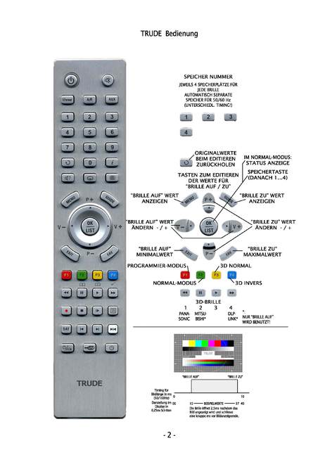 TRUDE Bedienung(0) Seite 2