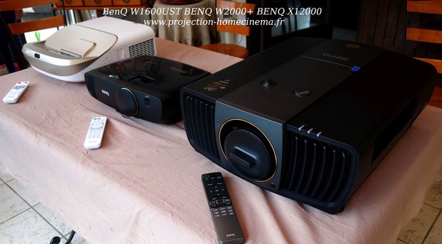 BENQ W1600UTS BENQ W2000+ BENQ X12000