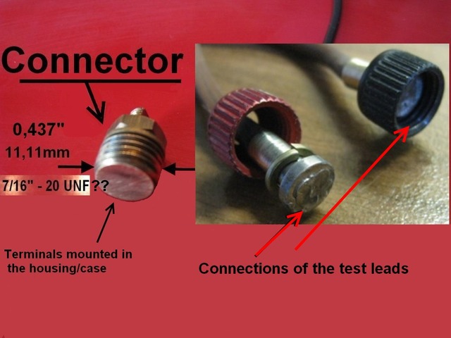 Anschlustecker fr Testkabel