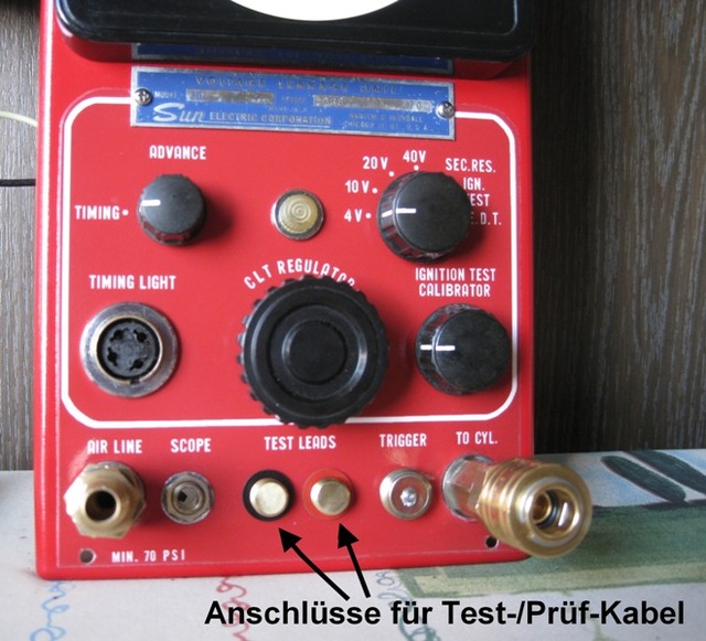 Anschlustecker fr Testkabel