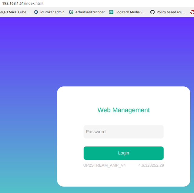 Webmanagement Up2Stream