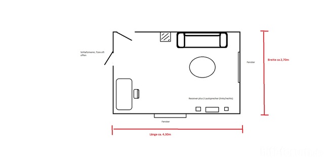 Wohnzimmer Ca 15m²