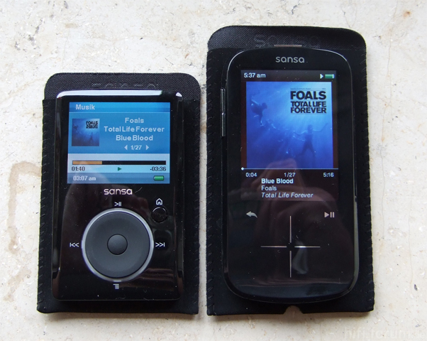 Review: Sansa Fuze vs. Fuze+, Mobiles Hifi / iPod / MP3 Player