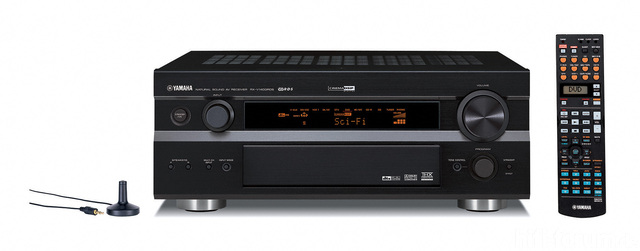 Rx V1400rds Frontview Remote Black Micro