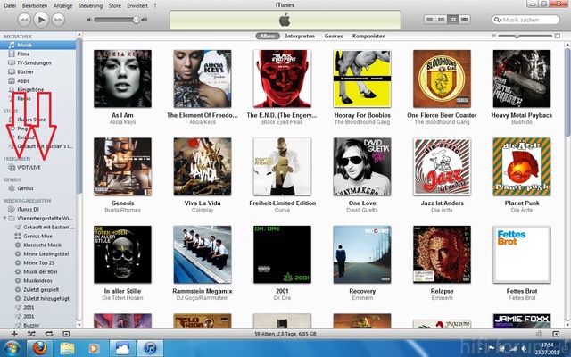 Itunes Mit WDTVLIVE