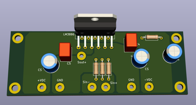 3D-Ansicht LM3886T