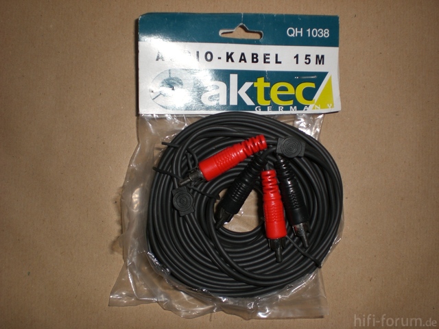 Preiswertes Audiokabel 15m