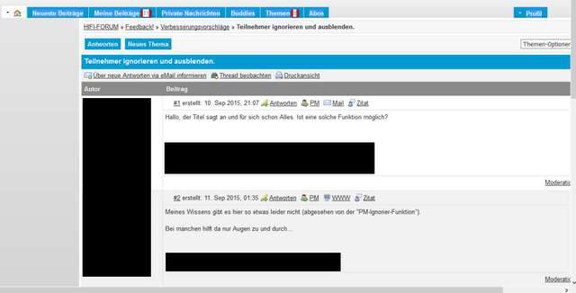 Thread Darstellung