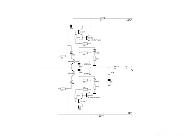 Stromteil 100w Endstufe