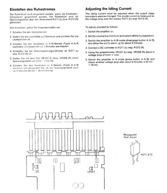 A-720 Idle Current Adjustment