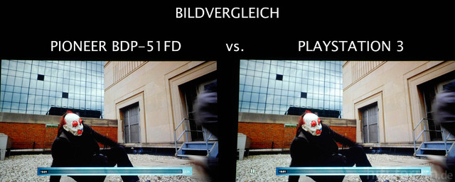 3 Bildvergleich Pioneer Vs PS3