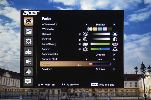 Acer6520BD   Bildmenü Gammaeinstellung MBR7214