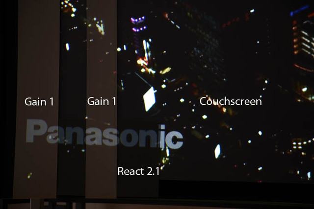 Internet   Panasonic   Gain 1   React   Couchscreen MBR0343