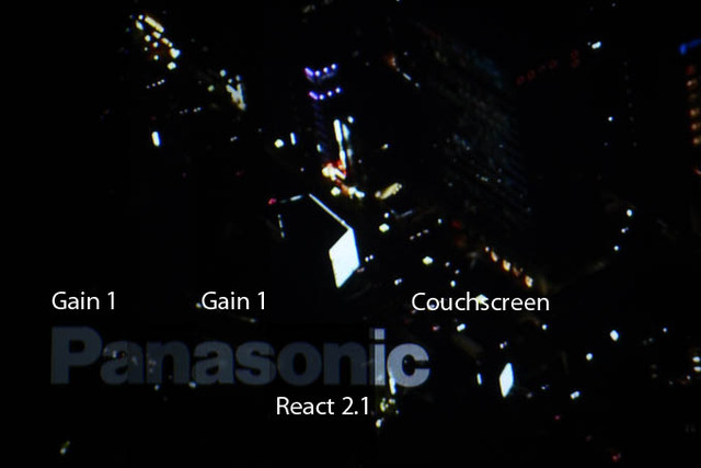Internet   Panasonic   Verdunkelt   Gain 1   React   Couchscreen MBR0345