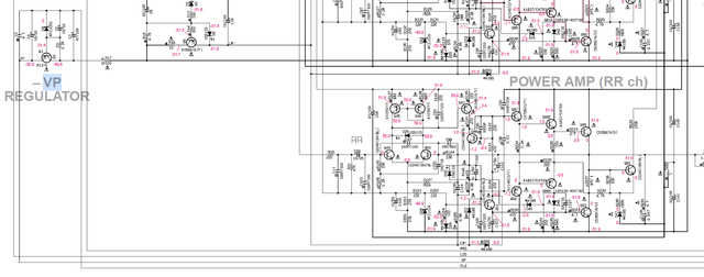 Yamaha RX-V3000 VP Regulator