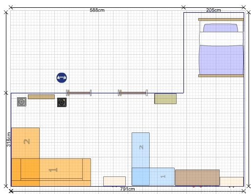 Grundriss Zimmer