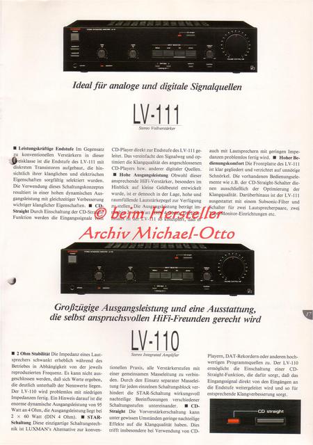 Luxman Katalog Archiv 