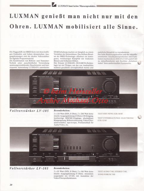 Luxman Katalog BRID Serie