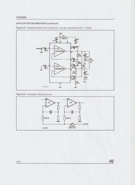 TDA 2500  Brigde