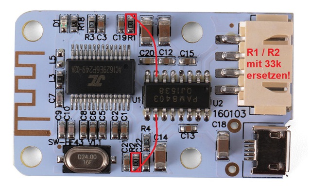 PAM8403 BT Board