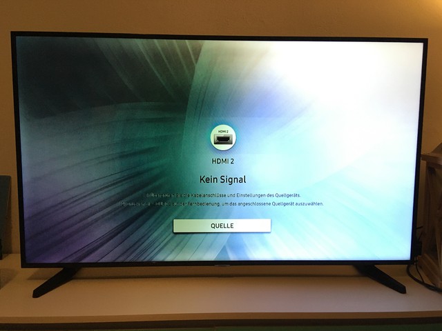 Linke Bildhälfte Dunkler & Unscharf - Samsung UE50NU7099U