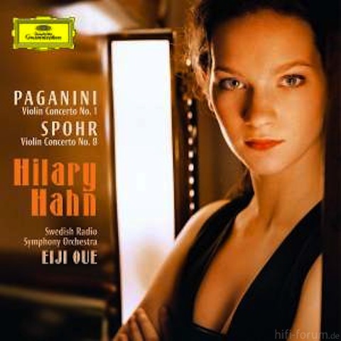 Hilary Hahn, Paganini Cover