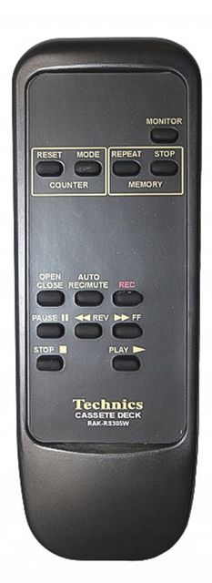 Orig. Technics Tape Deck Remote