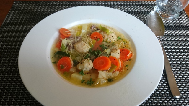 Markklchensuppe