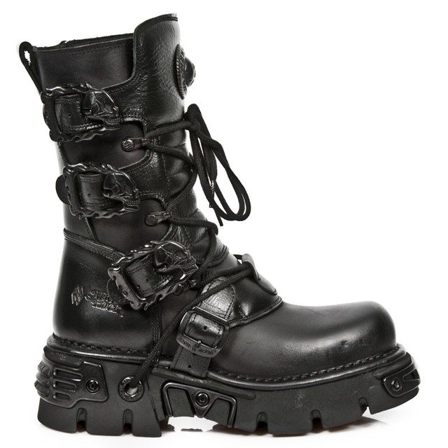 Stiefel   New Rock (Black Skull Schnall Stiefel) M 391 S18