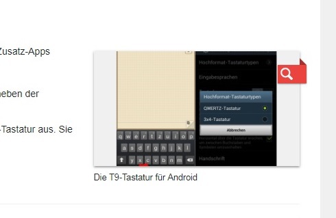 T9-Tastatur fr Android